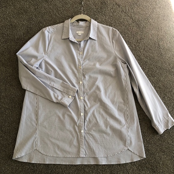 SOLD! J.Jill button down blouse. Classic wardrobe staple. - Picture 10 of 10